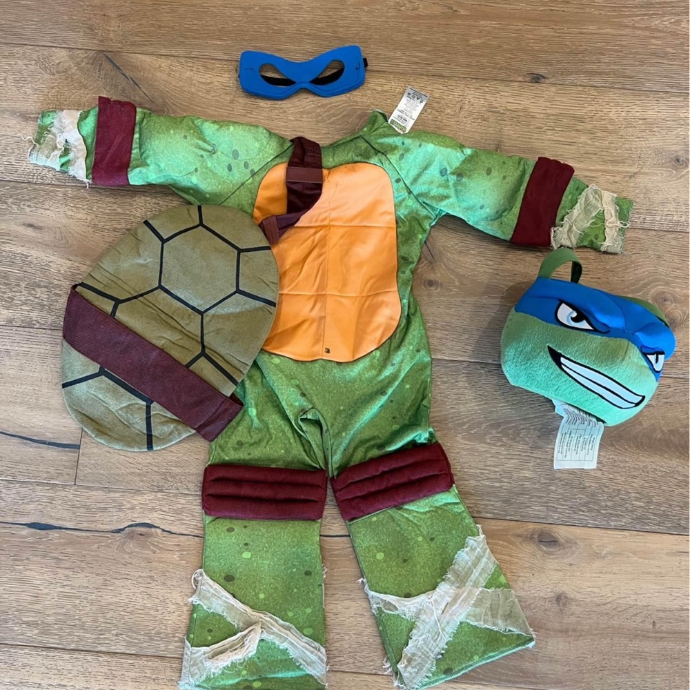 Kids Ninja Turtle Costume with Mask and Shell